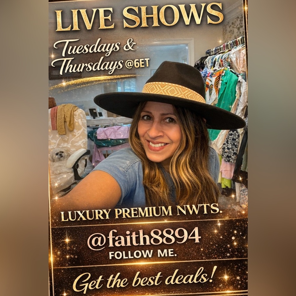 Like and share my flyer and be notified for future shows.